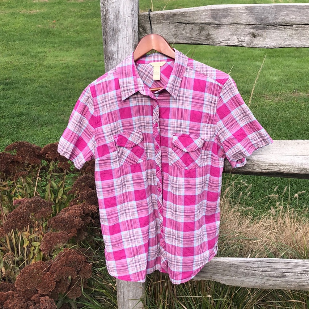 Bit & Bridle Button down short sleeve
